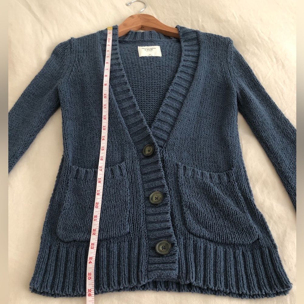 Abercrombie & Fitch Women’s Knit Cardigan. Blue, Size XS. Perfect Condition - Picture 11 of 12